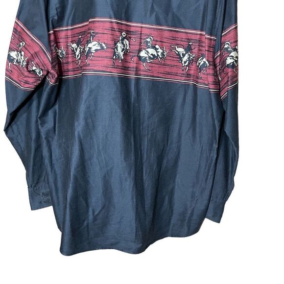 Vintage Roper Mens Long Sleeve Button Shirt - Picture 12 of 15